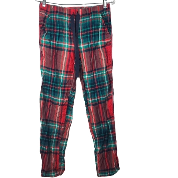 aerie Other - Aerie Plaid Green Red Pajama Pants S